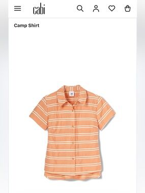CABI Camp Shirt. Size Medium like new.